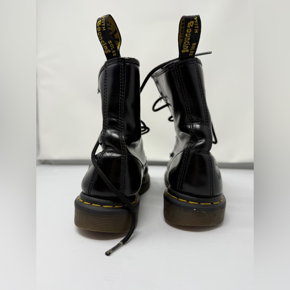 Dr. Martens 1460 Black Smooth Leather 8-Eye Boots – Women’s 7 / UK 5 / EU 38 - Picture 12 of 16